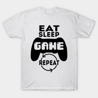 Eat sleep game repeat T-Shirt